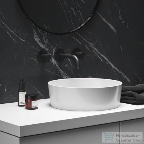 Ravak Espirit ES 019.20BLM.O1 falsík alatti mosdó csaptelep belső egységgel,Matt fkete X070276