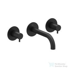   Ravak Espirit ES 021.20BLM.O1 falsík kádöltő csaptelep gégecső csatlakozó nélkül,belső egységgel,Black matt X070277