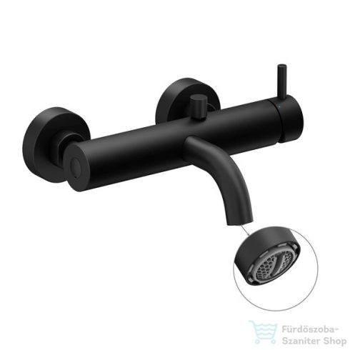 Ravak Espirit ES 022.20BLM kádöltő csaptelep zuhanyszett nélkül,Black matt X070279
