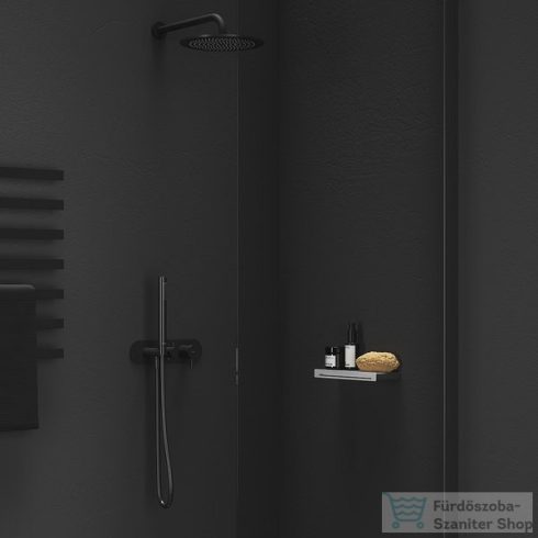 Ravak Espirit 2 utas falsík alatti kád/zuhany csaptelep kézi zuhanyszettel,belső egység nélkül,Black matt X070287
