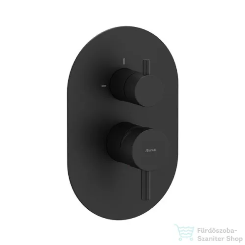 Ravak Espirit falsík alatti kád /zuhany csaptelep belső egység nélkül,Black matt X070288