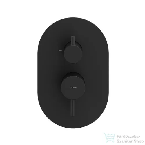 Ravak Espirit falsík alatti kád /zuhany csaptelep belső egység nélkül,Black matt X070288