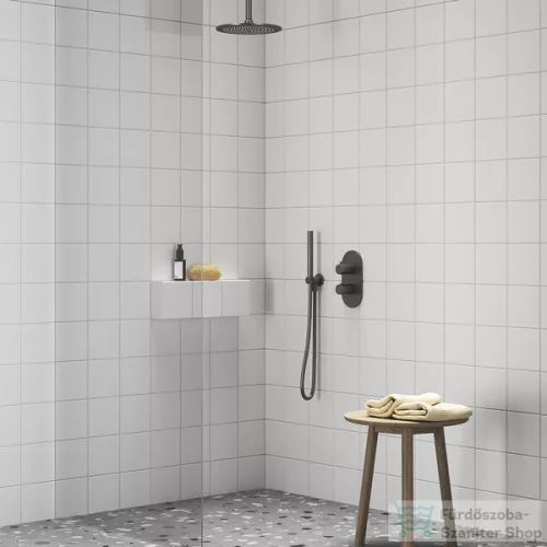 Ravak Espirit falsík alatti termosztátos kád/zuhanycsaptelep,Graphite brushed X070323