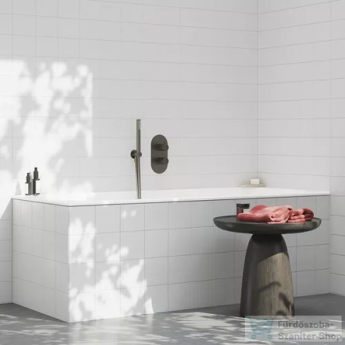 Ravak Espirit falsík alatti termosztátos kád/zuhanycsaptelep,Graphite brushed X070323