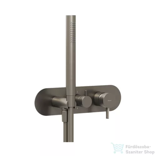 Ravak Espirit 2 utas falsík alatti kád/zuhany csaptelep kézi zuhanyszettel,belső egység nélkül,Graphite brushed X070324