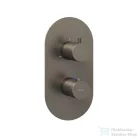 Ravak Espirit három utas falsík alatti termosztátos kád/zuhany csaptelep belső egység nélkül,Graphite brushed X070326