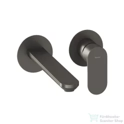   Ravak Eleganta falsík alatti mosdó csaptelep leeresztő és belső egység nélkül,graphite brushed X070329