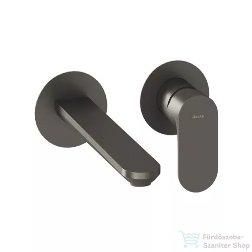 Ravak Eleganta falsík alatti mosdó csaptelep leeresztő és belső egység nélkül,graphite brushed X070329
