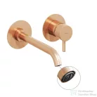Ravak Espirit ES 019.60RGB falsík alatti mosdó csaptelep leeresztő és belső egység nélkül,Rose gold brushed X070352