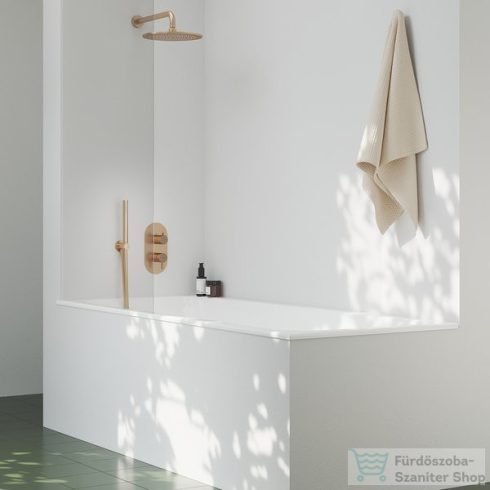 Ravak Espirit három utas falsík alatti kád/zuhany csaptelep belső egység nélkül,Rose gold brushed X070357