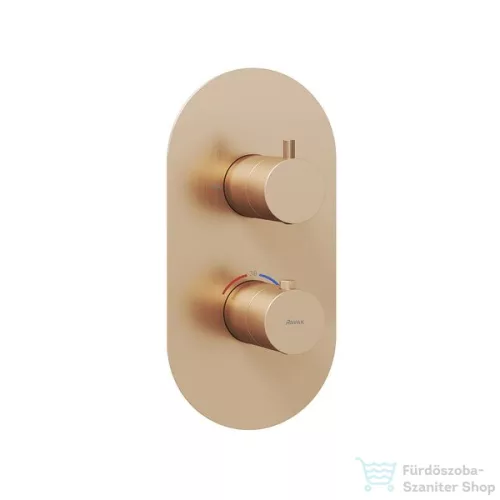 Ravak Espirit falsík alatti termosztátos kád/zuhanycsaptelep,Rose gold brushed X070360