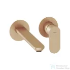Ravak Eleganta falsík alatti mosdó csaptelep leeresztő és belső egység nélkül,rose gold brushed X070366
