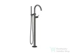 Ravak Espirit szabadonálló kádcsaptelep zuhanyszettel, Graphite brushed X070502