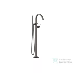   Ravak Espirit szabadonálló kádcsaptelep zuhanyszettel, Graphite brushed X070502