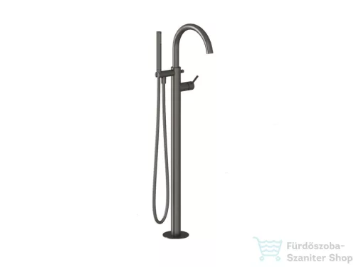 Ravak Espirit szabadonálló kádcsaptelep zuhanyszettel, Graphite brushed X070502