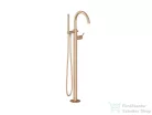 Ravak Espirit szabadonálló kádcsaptelep zuhanyszettel, Rose Gold brushed X070503
