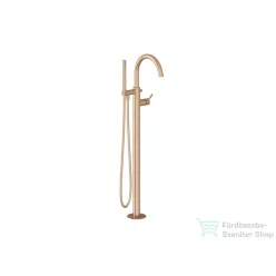   Ravak Espirit szabadonálló kádcsaptelep zuhanyszettel, Rose Gold brushed X070503