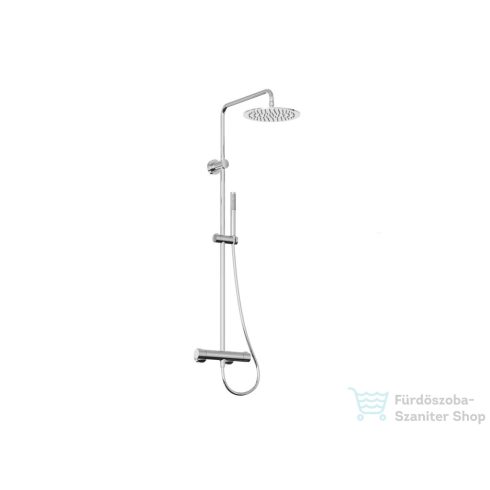 Ravak Spring termosztátos zuhanyoszlop, állítható, zuhanyszettel, króm, X070539