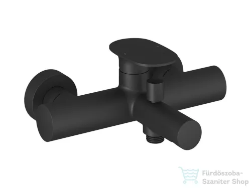 Ravak Spring fali kádcsaptelep zuhanyszett nélkül, matt fekete X070547