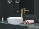 Ravak Espirit 340 ES 015.60RGB magasított mosdó csaptelep leeresztő nélkül,Gold brushed X070598