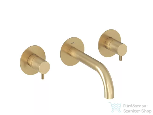 Ravak Espirit ES 019.60RGB.O1 falsík alatti mosdó csaptelep belső egységgel, Gold brushed X070600