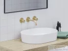 Ravak Espirit ES 019.60RGB.O1 falsík alatti mosdó csaptelep belső egységgel, Gold brushed X070600