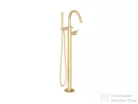 Ravak Espirit szabadonálló kádcsaptelep zuhanyszettel, Gold brushed X070615