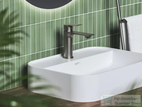 Ravak Plan mosdócsaptelep 165 mm, leeresztő nélkül, grafit X070652