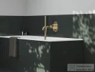 Ravak Espirit vízfeltöltő falikar kádhoz, Gold brushed X07P1236