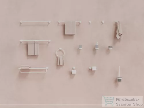 Ravak Kona KN 231 szappanadagoló-tartó adagolóval, matt fehér X07P1323