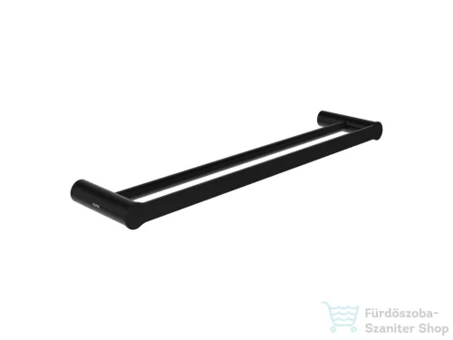 Ravak Fold dupla törölközőtartó 45 cm, matt fekete X07P1350