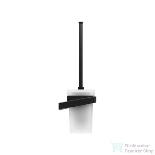 Ravak 10° TD 410.20 fali wc kefe tartó, fekete X07P566