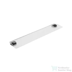 Ravak 10° TD 500.20 60 cm-es fali üvegpolc, fekete X07P567