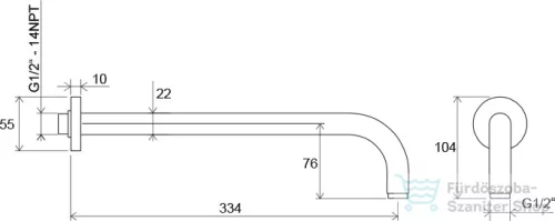 Ravak falikar, fekete 702.20 (X07P571)