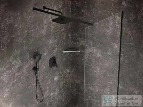 Ravak zuhanytartó gégecső csatlakozóval, fekete X07P572