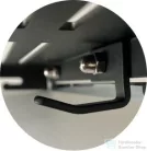 Ravak SLIM S 27,8x10,3x2.2 cm-es polc, fekete/króm X07P575