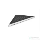 Ravak SLIM C 29x20,6x2.2 cm-es sarokpolc, fekete/króm X07P576
