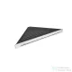 Ravak SLIM C 29x20,6x2.2 cm-es sarokpolc, fekete/króm X07P576
