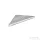 Ravak SLIM C 29x20,6x2.2 cm-es sarokpolc, szatén/króm X07P578