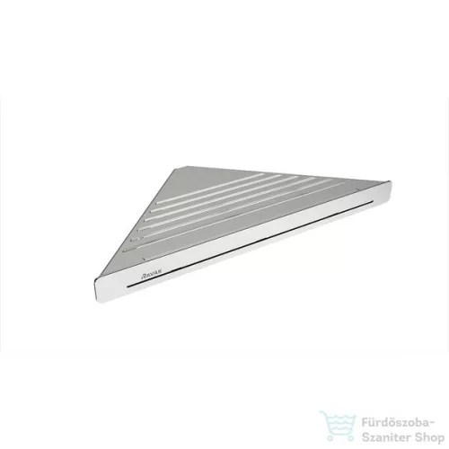 Ravak SLIM C 29x20,6x2.2 cm-es sarokpolc, szatén/króm X07P578