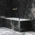 Ravak 706.21BLM zuhanytartó gégecső csatlakozóval,Black matt X07P672