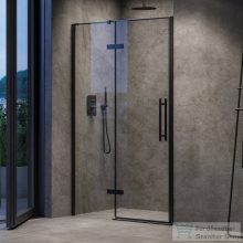   Ravak COOL! COSD1-100, 100 cm-es nyílóajtó, Fekete+Transparent X0VVAC300Z1