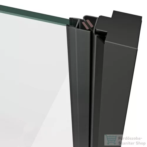 Ravak COOL! COSD1-120, 120 cm-es nyílóajtó, Fekete+Transparent X0VVGC300Z1