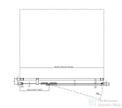Ravak COOL! COSD2-120, 120 cm-es nyílóajtó, Króm+Transparent X0VVGCA00Z1