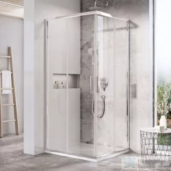   Ravak BLIX SLIM BLSRV2-90 90x90 cm-es tolóajtós zuhanykabin,Króm+transparent X1LM70C00Z1