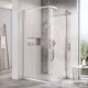 Ravak BLIX SLIM BLSRV2-90 90x90 cm-es tolóajtós zuhanykabin,Króm+transparent X1LM70C00Z1