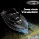 Leziter Etetőhajó X2 GPS hátrakidobós fekete X2-HK-B-G1