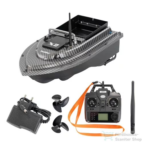Leziter Etetőhajó X2 GPS hátrakidobós carbon X2-HK-C-G1