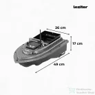 Leziter Etetőhajó X2 GPS hátrakidobós carbon X2-HK-C-G1