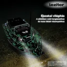 Leziter Etetőhajó X2 GPS hátrakidobós terepmintás zöld X2-HK-TZ-G1
